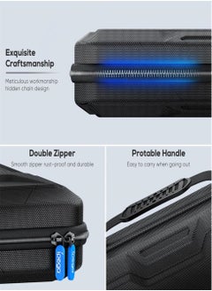 Generic Case for PlayStation Portal, Portable EVA Hard Shell Case for PS5 Portal, Carrying Case Compatible with PlayStation Portal Remote Player, Soft Interior Lining for Ps Portal Accessories（black）  - Image 3