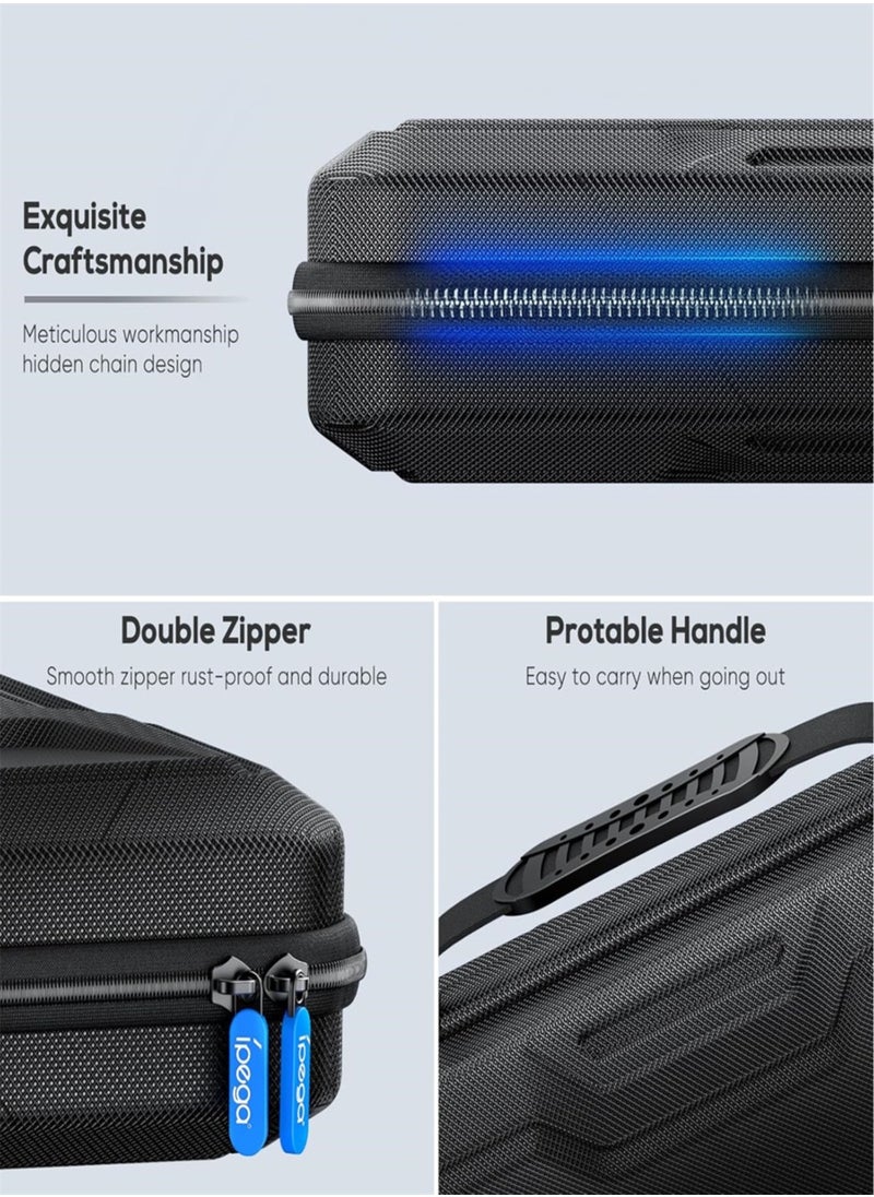 Generic Case for PlayStation Portal, Portable EVA Hard Shell Case for PS5 Portal, Carrying Case Compatible with PlayStation Portal Remote Player, Soft Interior Lining for Ps Portal Accessories（black）  - Image 3