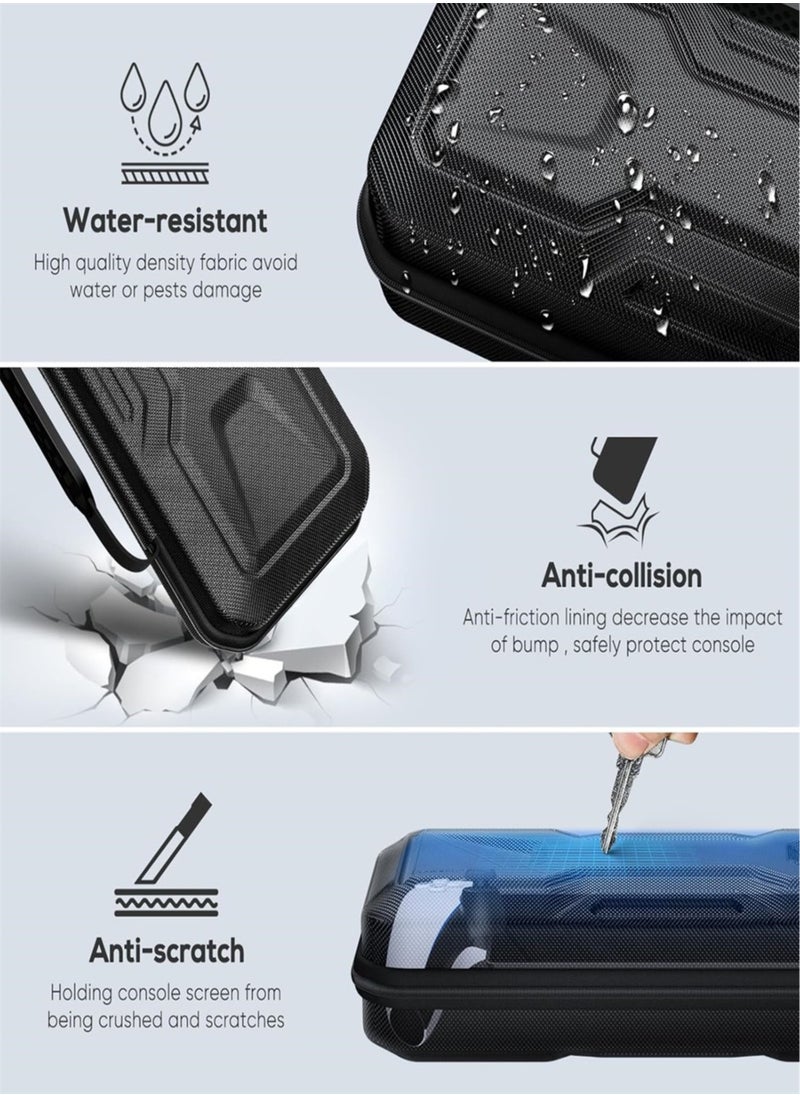 Generic Case for PlayStation Portal, Portable EVA Hard Shell Case for PS5 Portal, Carrying Case Compatible with PlayStation Portal Remote Player, Soft Interior Lining for Ps Portal Accessories（black）  - Image 4