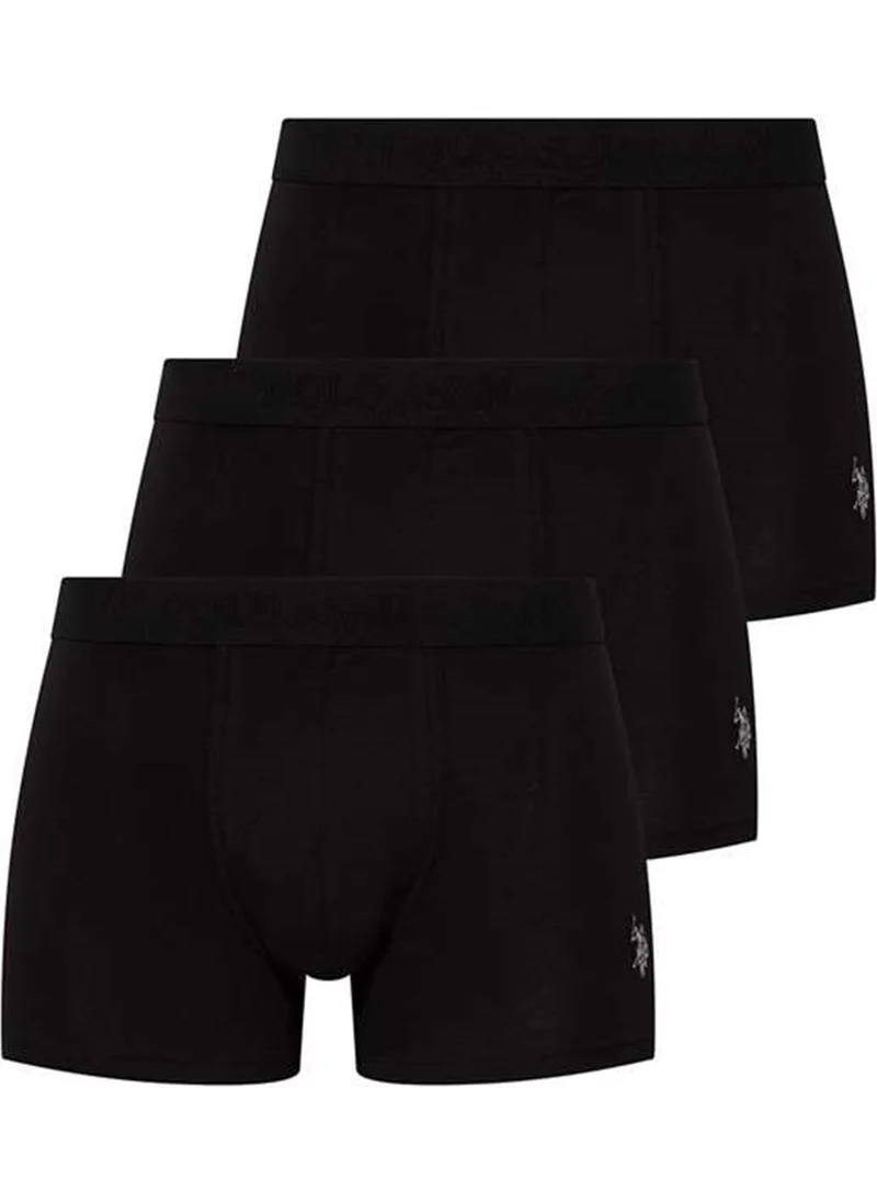 U.S. Polo Assn. BASE. Polo Assn. 80173 Men's 3-pack Boxer - Black