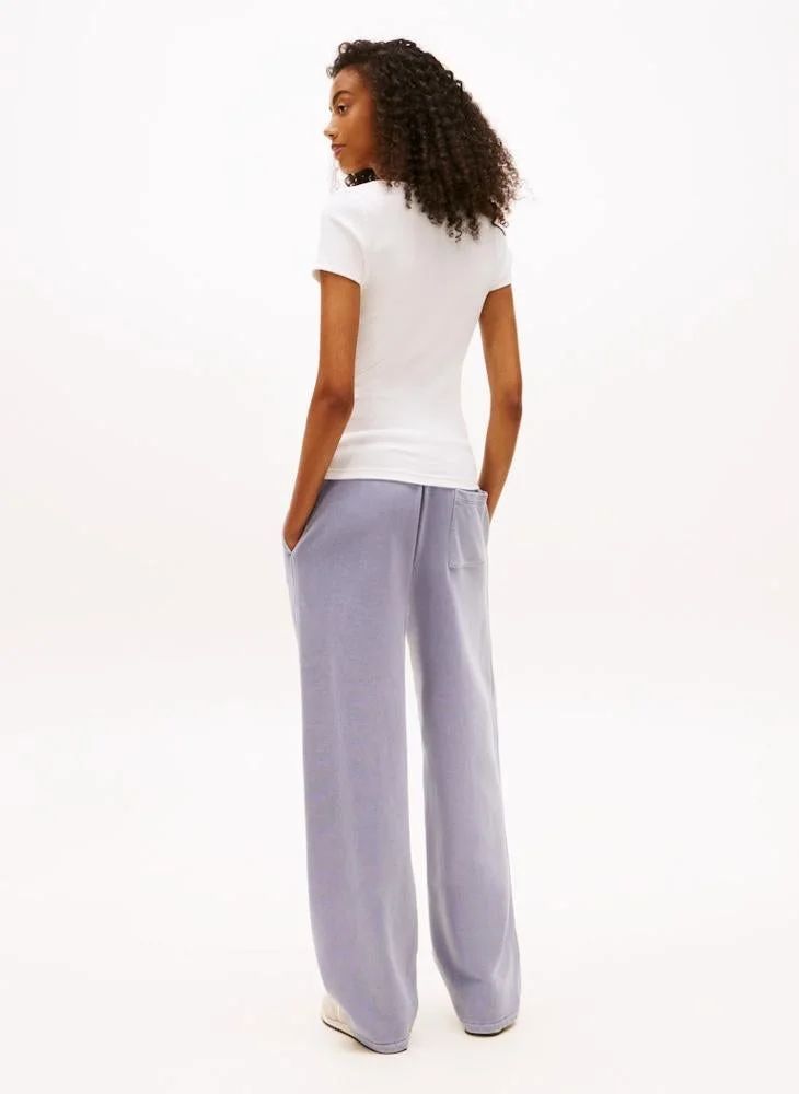 تومي جينز تيشيرت بياقة دائرية وشعار