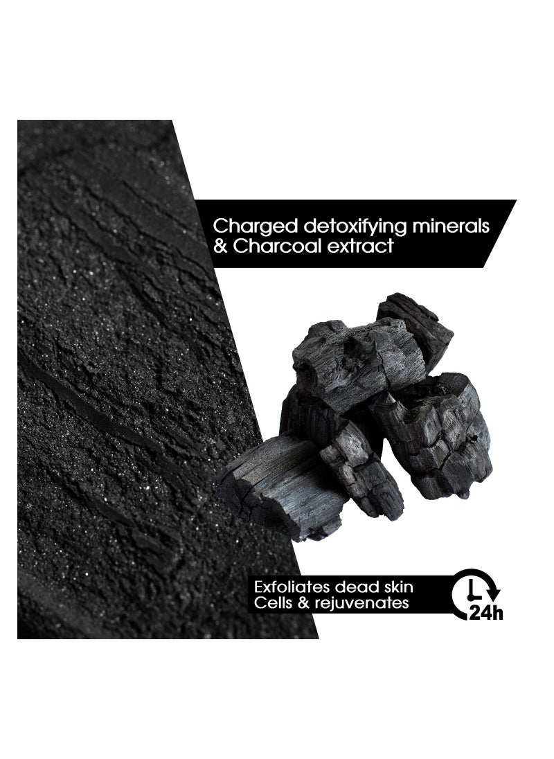 Cool & Cool Regenerating Face Scrub for Oily Skin | Activated Charcoal, Deep Cleanses & Gently Exfoliates Skin, 100ml