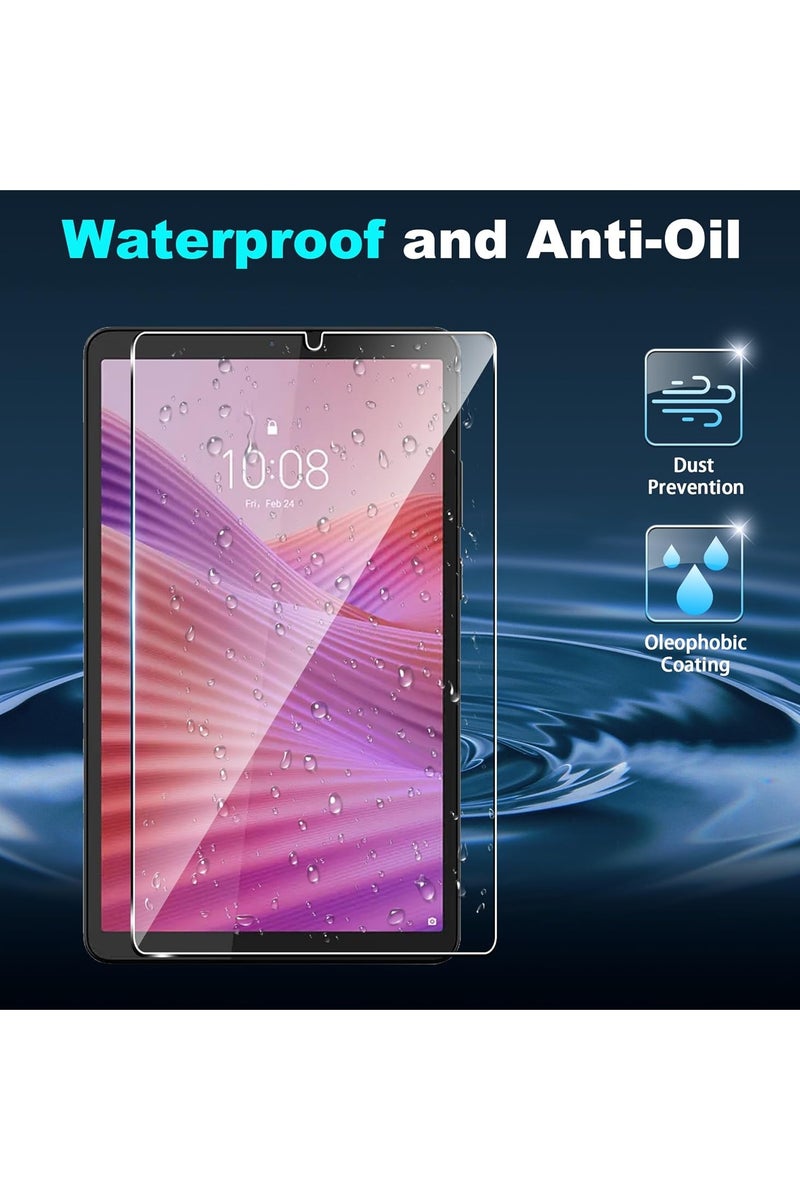 Compatible with Lenovo Tab One 8.7-inch 2025 (TB305FU/TB305XU) screen protector, 【2+1 pack】 camera lens protector + high-definition 9H hardness tempered glass screen protector - Image 3