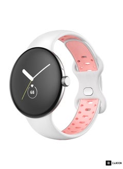 Zaboon Google Pixel Watch Two-Color Silicone Watch Band Man  - Image 1
