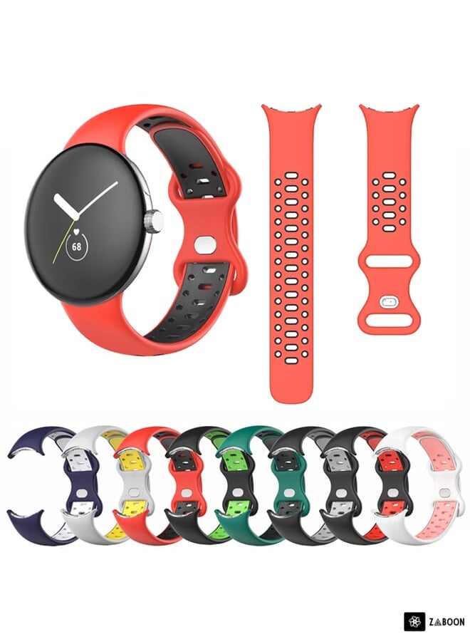 Zaboon ساعة Google Pixel Watch بلونين من السيليكون  - Image 3