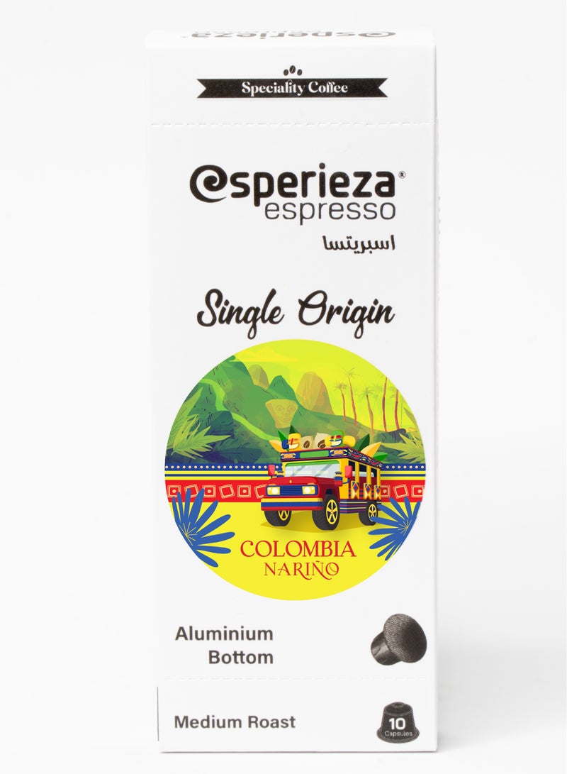 Esperieza Narino Colombia Specialty Coffee - 10 capsules