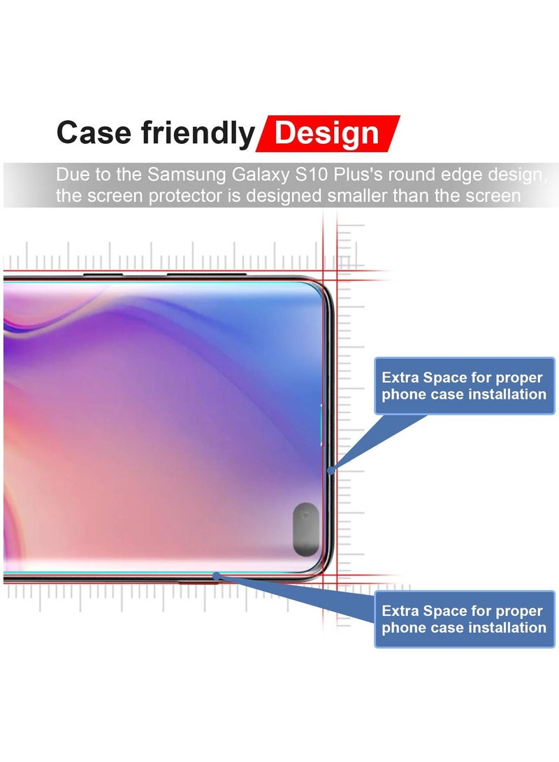 Screen Protector for S10 Plus 5G UV Tempered Glass, Film HD Screen Saver, 9H Hardness, Bubble-free Screen Replacement Protector Film