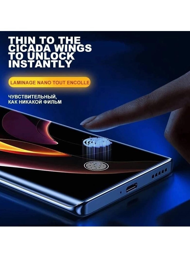 Screen Protector for S10 Plus 5G UV Tempered Glass, Film HD Screen Saver, 9H Hardness, Bubble-free Screen Replacement Protector Film
