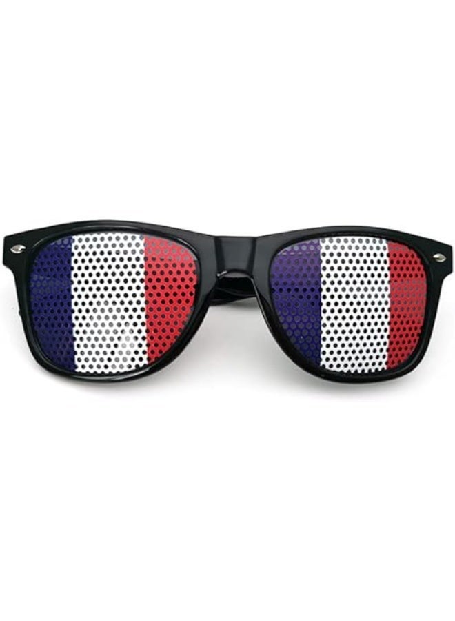 Football World Cup France flag style women men sunglasses Decorative spectacles Eyeglasses Frames for party world cup football game sports activities