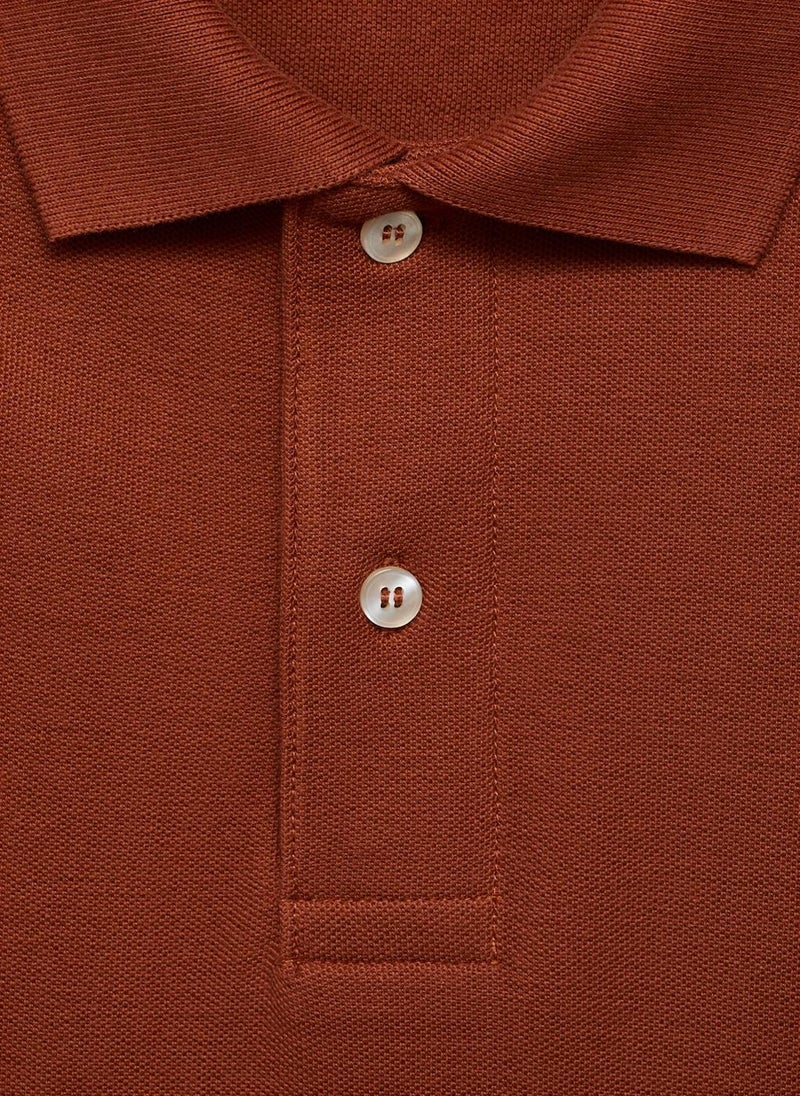 Mango Man Regular-Fit  Piqué Polo Shirt  - Image 3