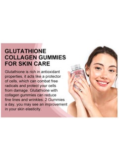 Daynee Advanced Collagen Supplement, glutathione skin whitening gummies collagen fudge，60 Vegan Gummies Dietary Suppl Ement  - Image 5
