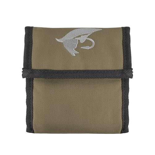 Aventik High Grade10 Pockets Fly Fishing Leader Wallet Leader Case Tippet Storage for Fly Fishing Great for Pre-Tied Carp and Catfish Rigs(grey) - Image 1