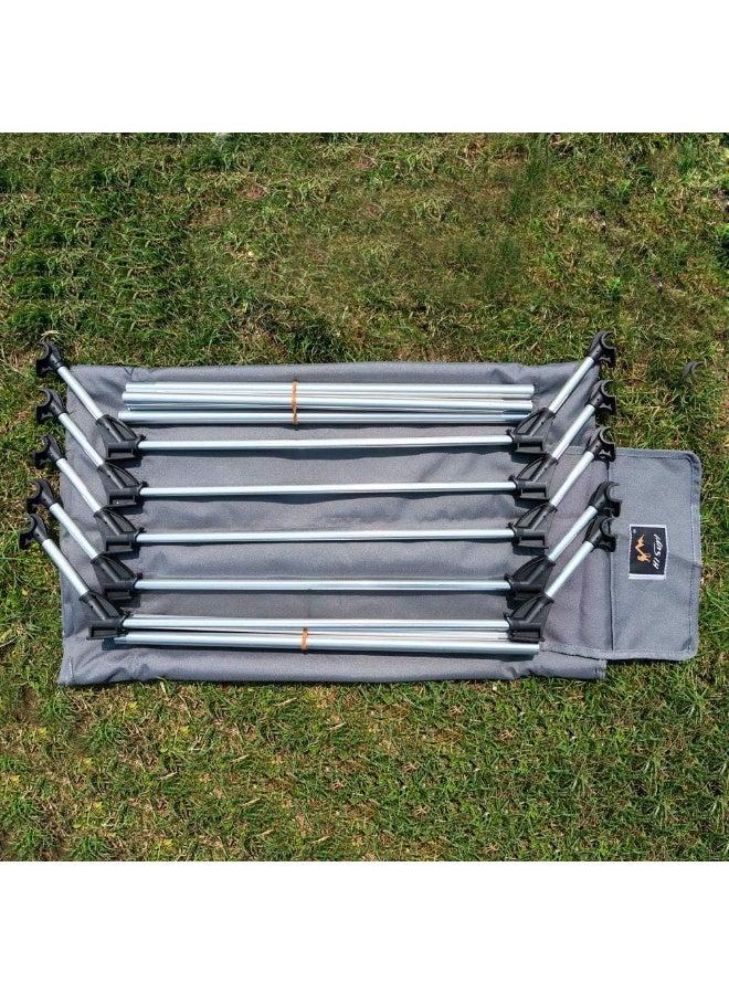 HI SUYI Ultralight Portable Folding Single Camping Cot Tent Bed - Image 4