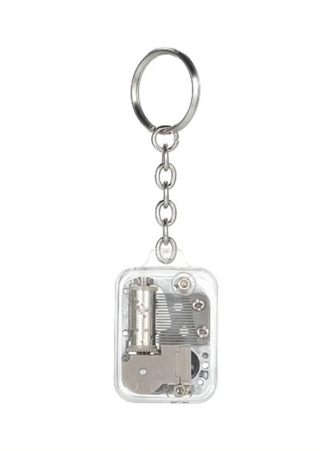 Hand Operated Movement Music Box Keychain - Image 4