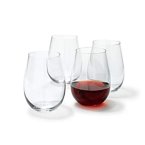 Krupasadhya stemless red and White Wine GlassesMultiPurpose Beverage Drinking Transparent Glass400ml Large Tumbler for Whiskey Wine soda Lemonade Cocktail hotCold Water JuicePack of 6 - Image 2