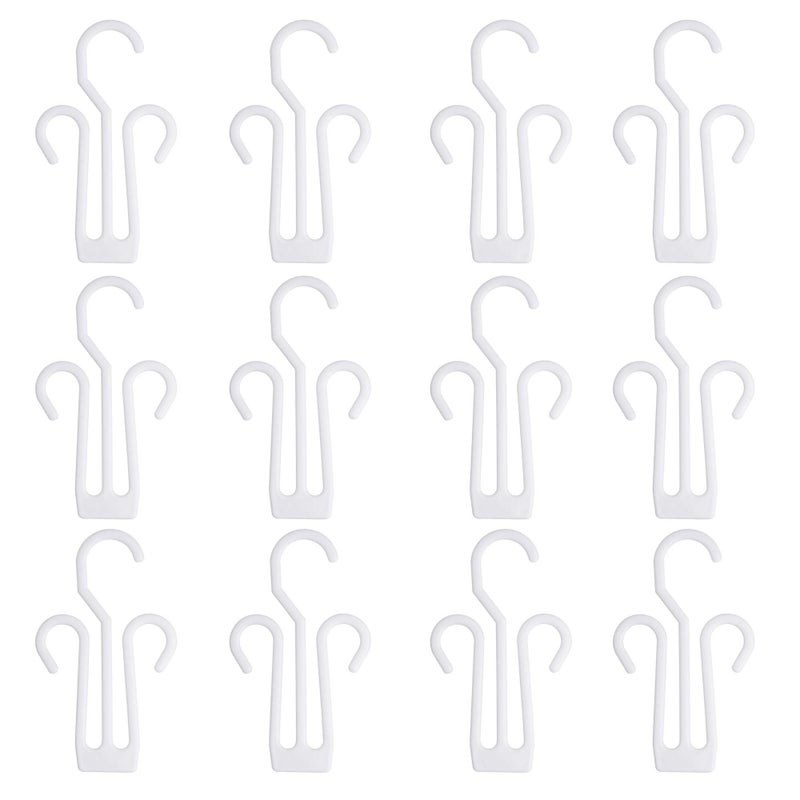 CM Cosmos Pack of 12 Plastic Slippers Leather Shoes Drying Hanging Shoe Rack