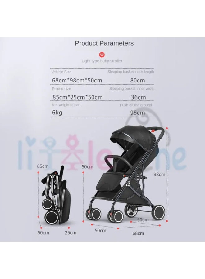 امبريلا عربة أطفال امبريلا x5 بتبطين دبل لراحة الطفل أثناء الجلوس والنوم بخامات عاليه الجوده وعجلات مضادة للتثقب - Image 2