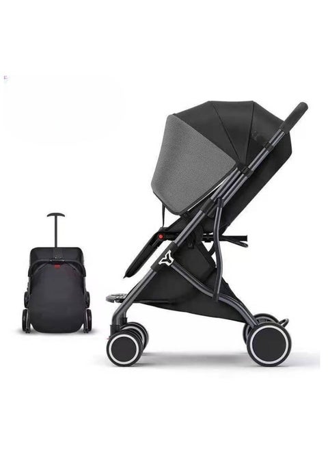 Umbrella x5 stroller with double padding for the child's comfort while sitting and sleeping, with high-quality materials and anti-puncture wheels
