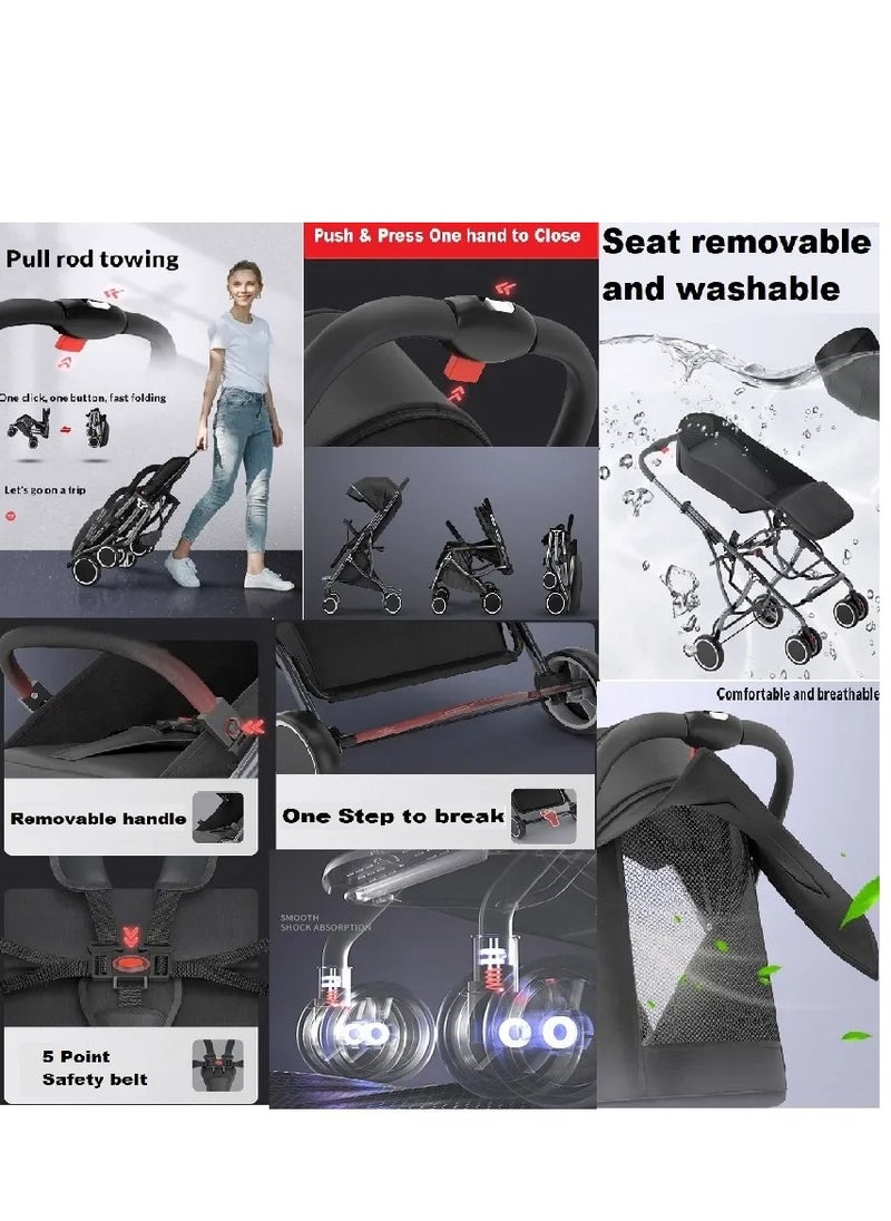 Umbrella x5 stroller with double padding for the child's comfort while sitting and sleeping, with high-quality materials and anti-puncture wheels - pzsku/Z4EE40A59E2EC4E6225C3Z/45/_/1732725145/eb2938ce-4cc2-405a-9b70-99664d9834bd