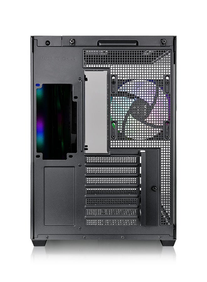 Thermaltake View 380 TG ARGB Mid Tower Chassis, Compatible with Hidden-Connector Motherboards, Dual Chamber Design, Tempered Glass Front and Left Panels |CA-1Z2-00M1WN-00 Black - Image 5