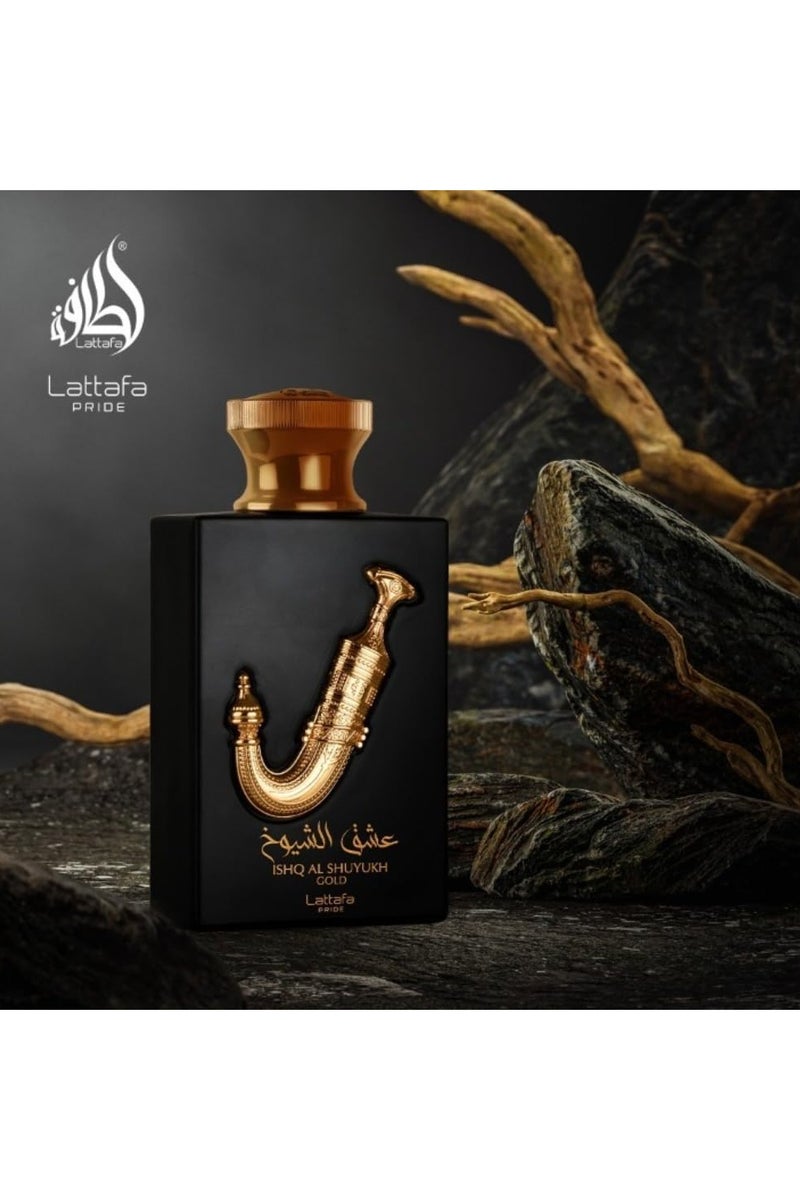 لطافة للجنسين عشق الشيوخ جولد ماء عطر بخاخ 100 مل - Image 3