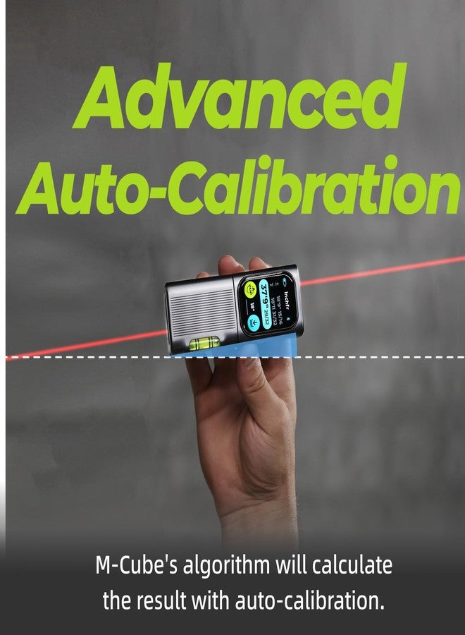 HOZO M-Cube Laser Measuring Tool Adaptor 03 Bilateral Laser+,328ft/100m Modular Dual Laser Distance Meter with Bluetooth App and M-Green Cross Line, Ideal for Surveying,Construction, DIY Projects - Image 5