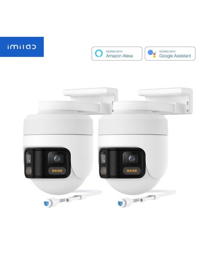 إيميلاب كاميرا المراقبة الخارجية الذكية imilab EC6 Panorama – بانوراما قابلة للدوران 180 درجة، تدعم Alexa وGoogle Home - Image 1