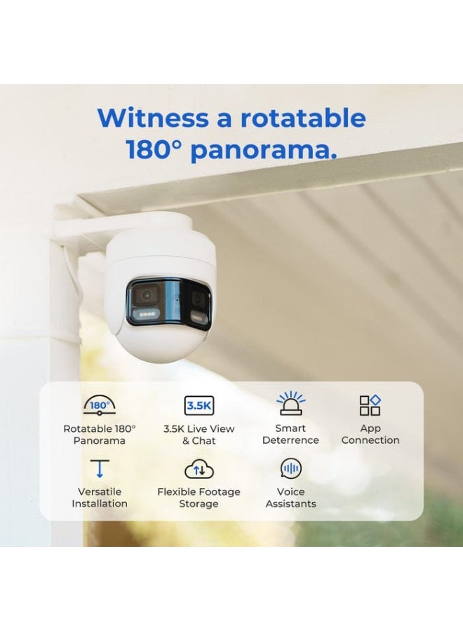 إيميلاب كاميرا المراقبة الخارجية الذكية imilab EC6 Panorama – بانوراما قابلة للدوران 180 درجة، تدعم Alexa وGoogle Home - Image 5