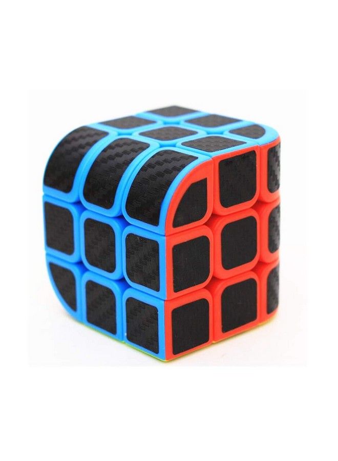 Curve 3X3 Carbon Fiber Sticker Penrose Speed Cube Penrose Cube Stickerless With Black Sticker Puzzle - Image 1