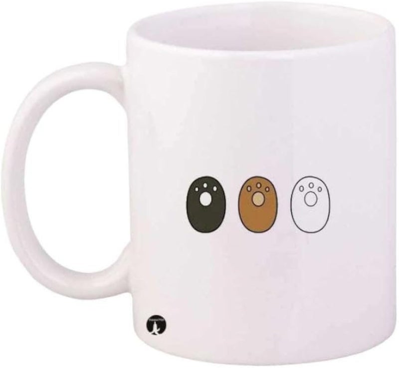 RYN We Bare Bears Printed Mug White/Brown/Grey Standard Size - RYNmg12938