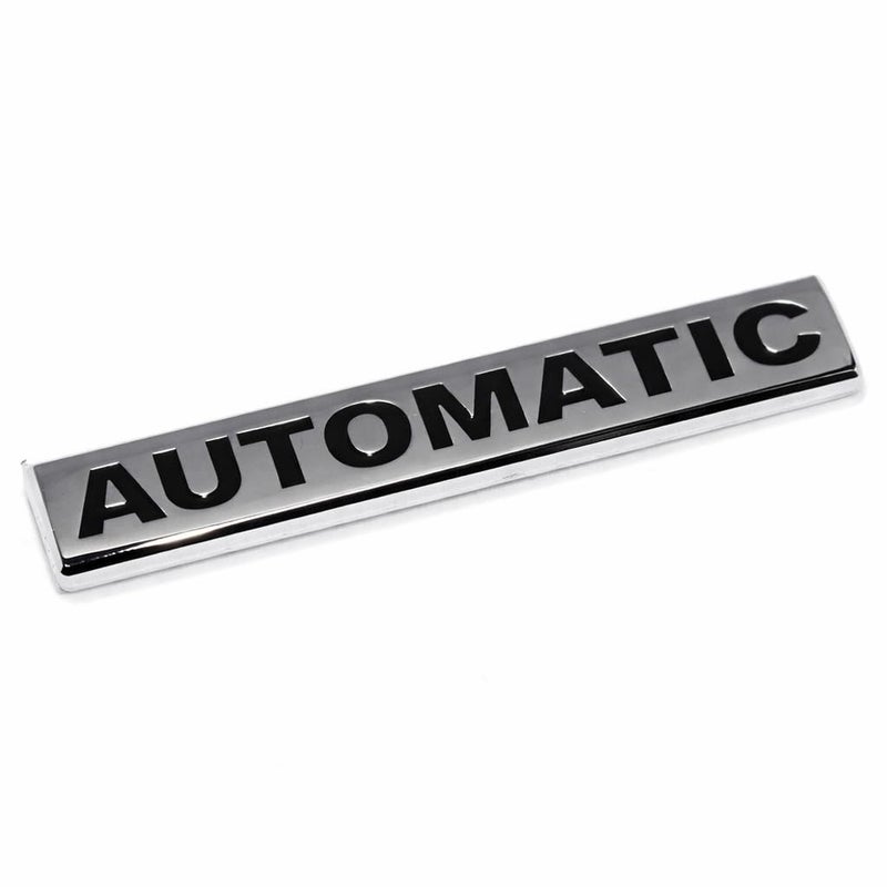OAN 3D Metal Sticker Automatic Logo Emblem Badge Decal Sticker for All Cars- Size: 10cm x 1.5cm x 1mm (Metal) - Image 2