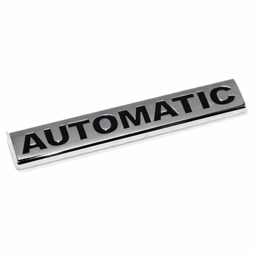 OAN 3D Metal Sticker Automatic Logo Emblem Badge Decal Sticker for All Cars- Size: 10cm x 1.5cm x 1mm (Metal) - Image 1