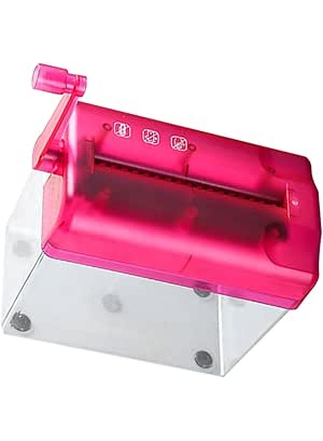Veemoon Manual Small Paper Shredder For Office Use Portable Handheld Desktop Shredder Convenient Privacy Protection For Documents Lightweight Easy To Operate For Home School And Office - Image 1