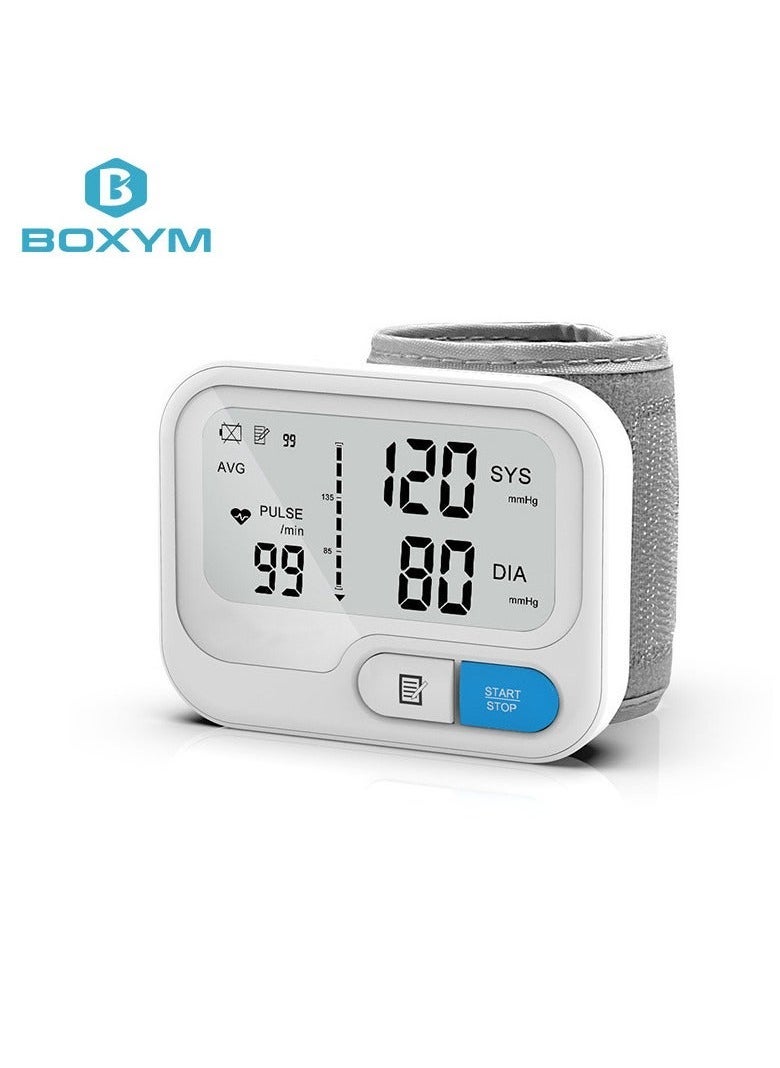 BOXYM جهاز قياس ضغط الدم الأوتوماتيكي من أعلى الذراع للاستخدام المنزلي مع اكتشاف عدم انتظام ضربات القلب وقياسات سهلة ونتائج دقيقة  - Image 1