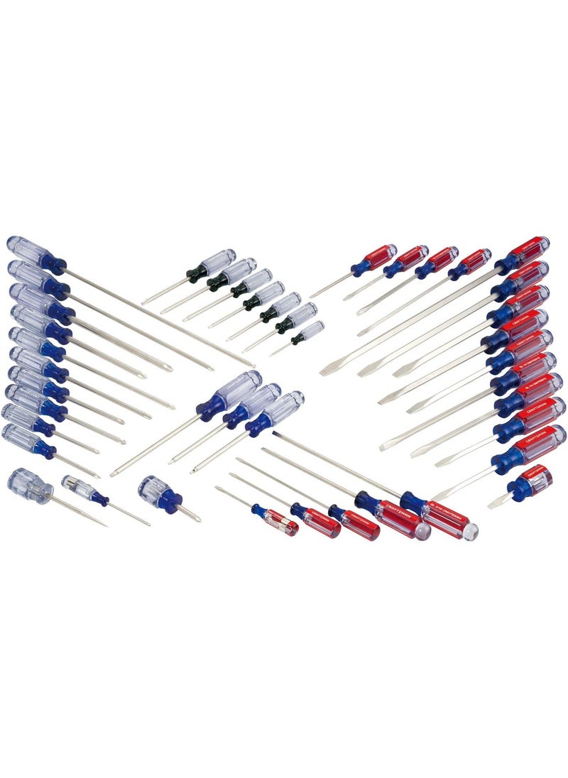 CRAFTSMAN CRAFTSMAN Screwdriver Set Phillips Slotted Torx Acetate Handle 42 Pieces CMHT65300  - Image 1