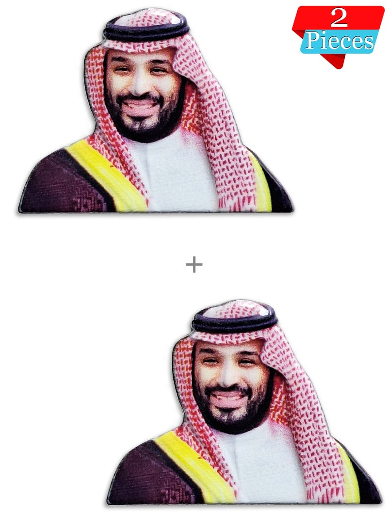 ملصق محمد بن سلمان قطعتين للجوال أو أي سطح أملس - Image 1