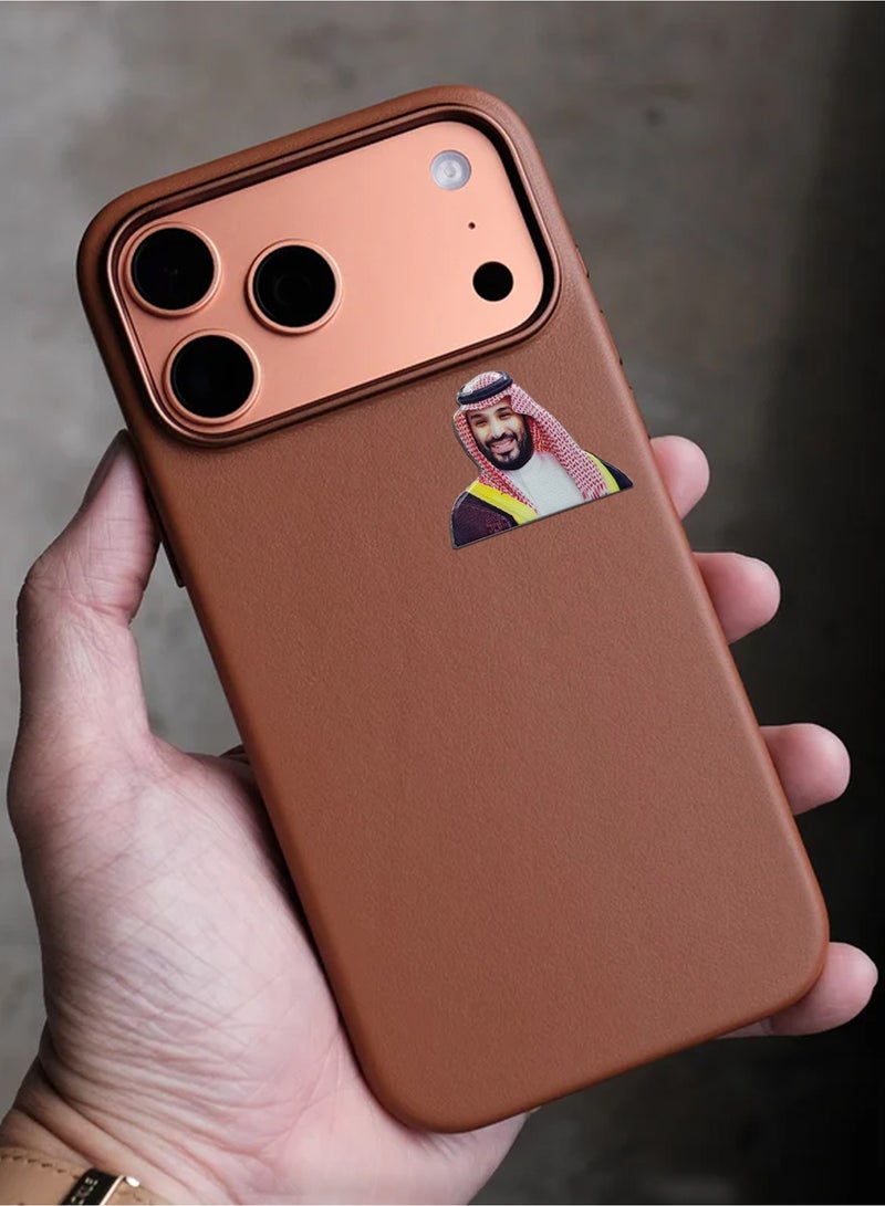 ملصق محمد بن سلمان قطعتين للجوال أو أي سطح أملس - Image 2