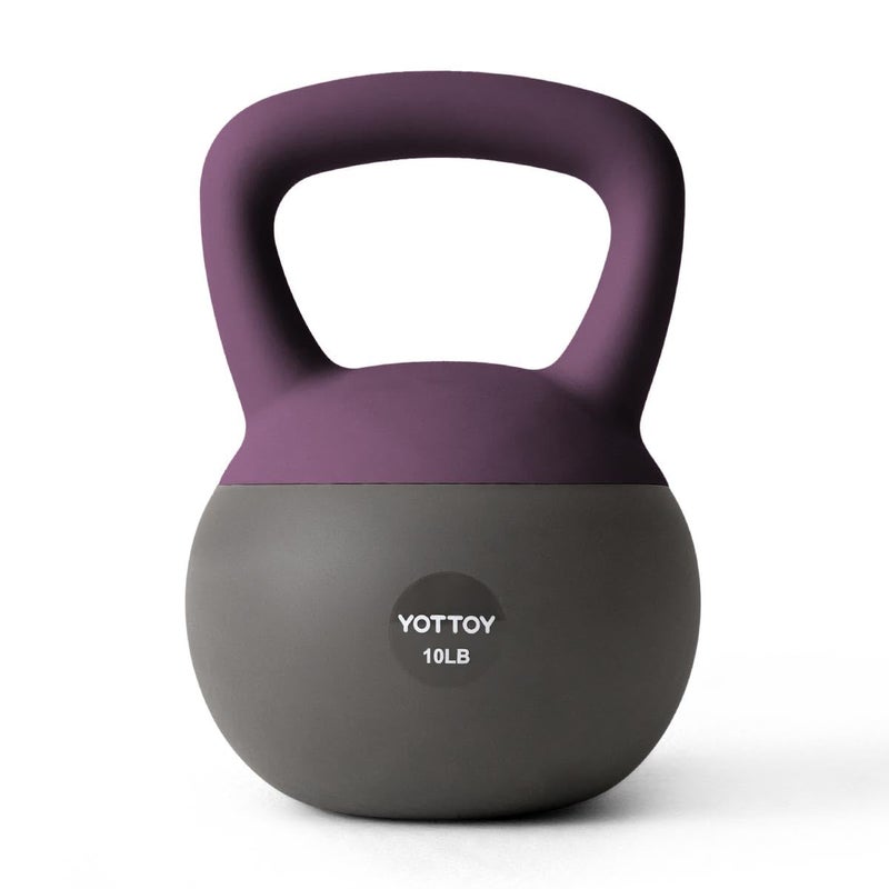 YOTTOY Soft Kettlebells, 10 lb kettlebell with Anti-Slip Base & Impact-Resistant Design - Perfect for Strength Training Kettlebells Weightlifting, Personal Training - Image 1