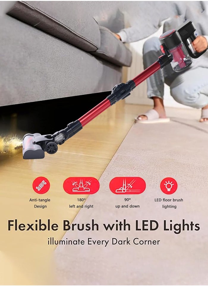Joshberg - 6-in-1 Cordless Vacuum Cleaner, 14000pa Stick & Handheld Vacuum Cleaner with Brushless Motor, 180° Foldable Wand,Lightweight Portable Vacuum Cleaner for Hard Floor Car Carpet Pet Hair Cleaning - Image 1