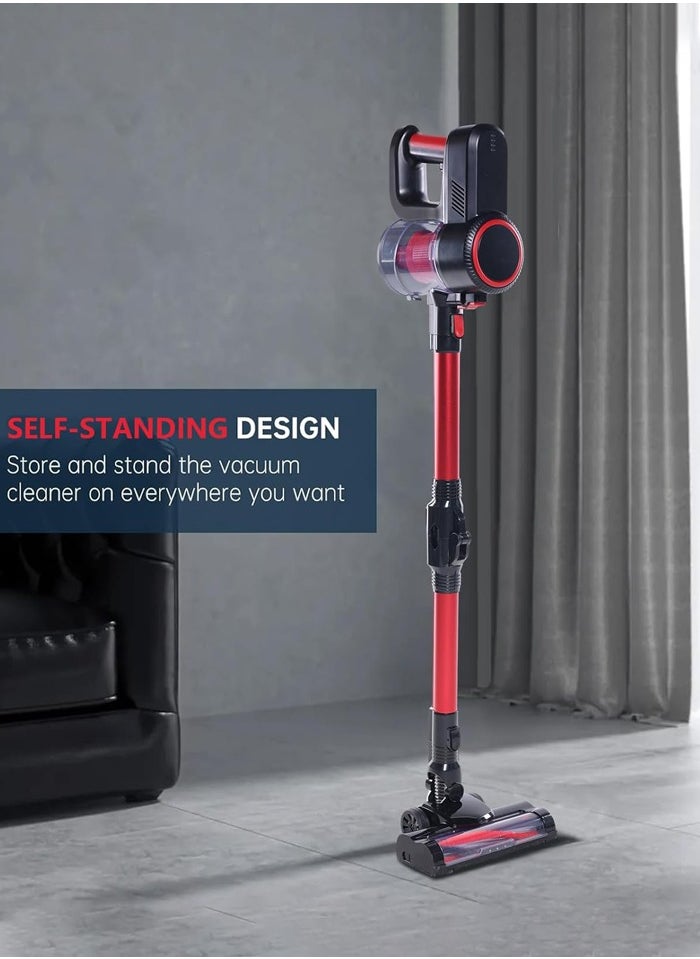 Joshberg - 6-in-1 Cordless Vacuum Cleaner, 14000pa Stick & Handheld Vacuum Cleaner with Brushless Motor, 180° Foldable Wand,Lightweight Portable Vacuum Cleaner for Hard Floor Car Carpet Pet Hair Cleaning - Image 1