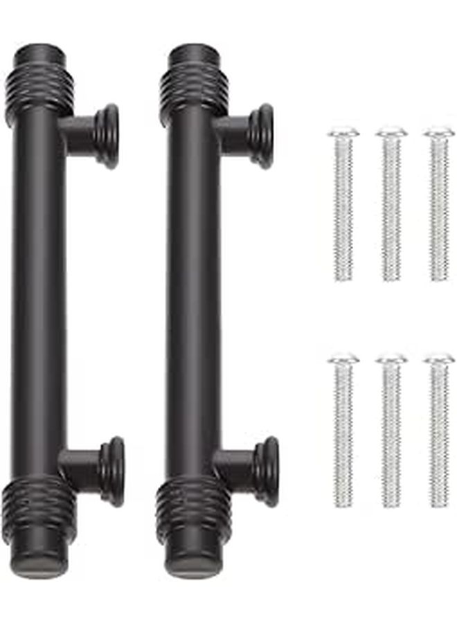 Matte Finish 64mm Cabinet Handles 2pcs For Kitchen Wardrobe Door Pulls - Image 1