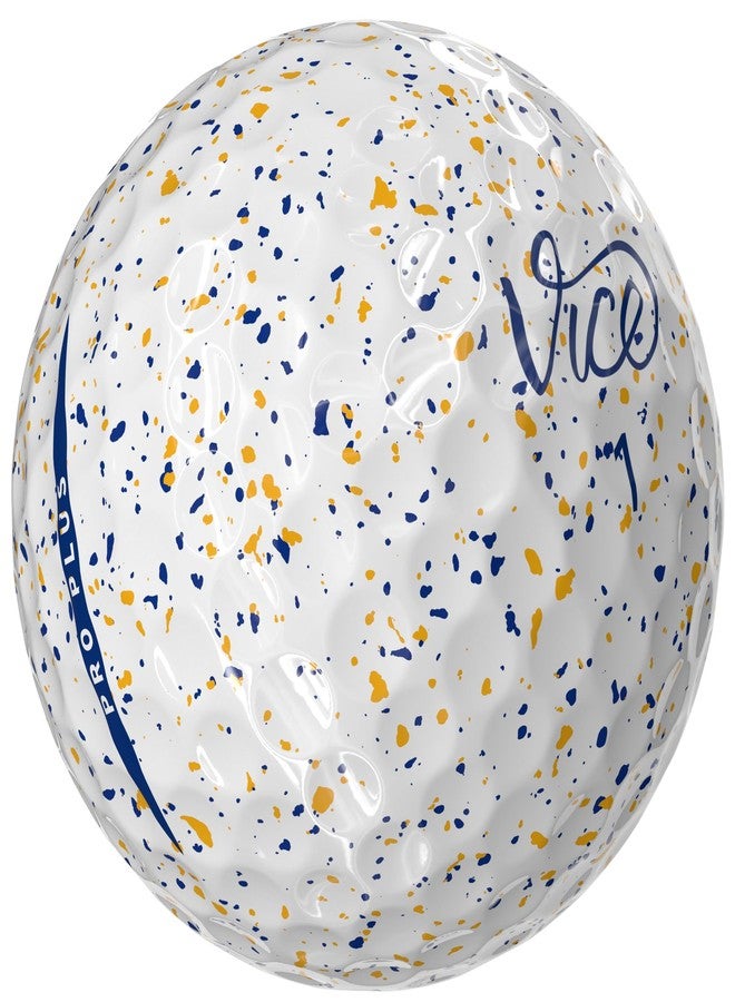 Vice Golf Vice Pro Plus Golf Balls (2025 Model) (Navy/Orange Drip) - Image 5