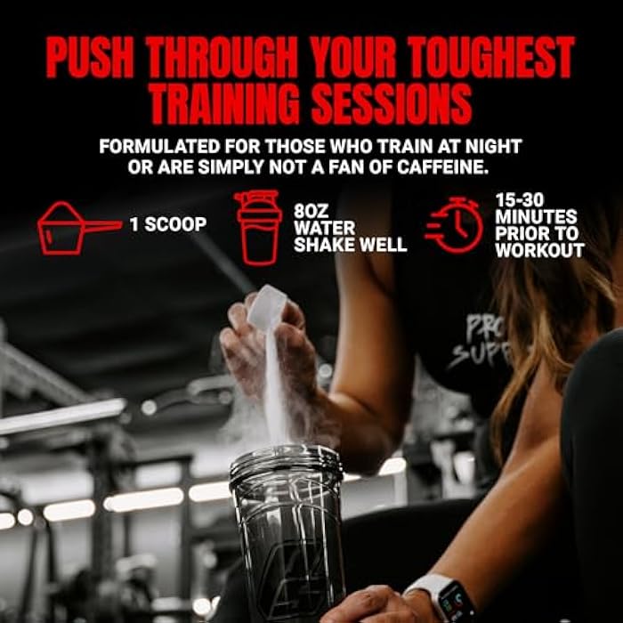 PROSUPPS Dr. Jekyll Signature Pre Workout Powder with Creatine - Stim-Free Preworkout Supports Focus & Endurance - Caffeine-Free Gym & Fitness Supplements (Blueberry Lemonade, 30 Servings) - Image 4