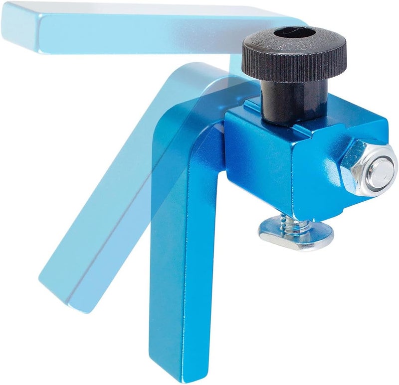 POWERTEC 72141 36"x4 Universal T track with 1 Pc 3" T track Flip Stop for Woodworking, Double-Cut Profile T track with Fence Flip Stop - Image 5