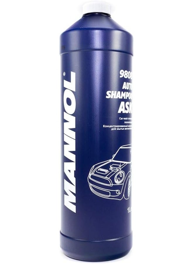 MANNOL 9808 Auto Car Shampoo Professional Concentrated Car Cleaning Foam For All Paintwork Surfaces, Give The Car A Shiny, Glossy Look  Citrus Pleasant Scent  1L - Image 2