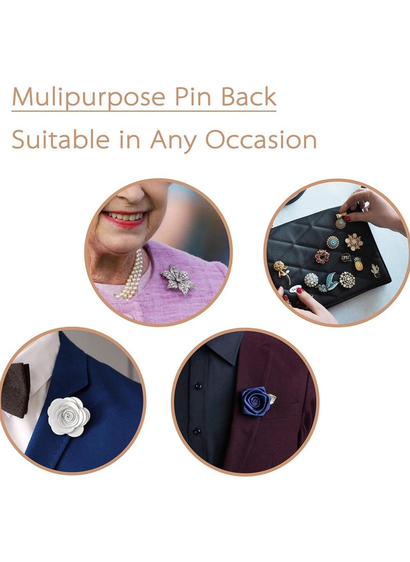 SYOSI - Rubber Pin Backs Locking,150Pcs Locking Pin Backs with Storage Case, Lapel Pin Backs, Pin Backs Pin Keepers for Brooch Tie Hat Badge Insignia, Silicone Pin Locks - Image 1