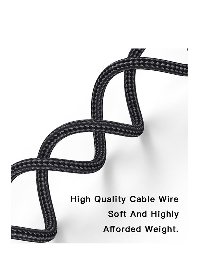 Yesido Yesido CA77 2M 20W Fast Charging Aluminum Alloy Nylon PD Type-C to Lighting for iPhone Data Cable - Black  - Image 5