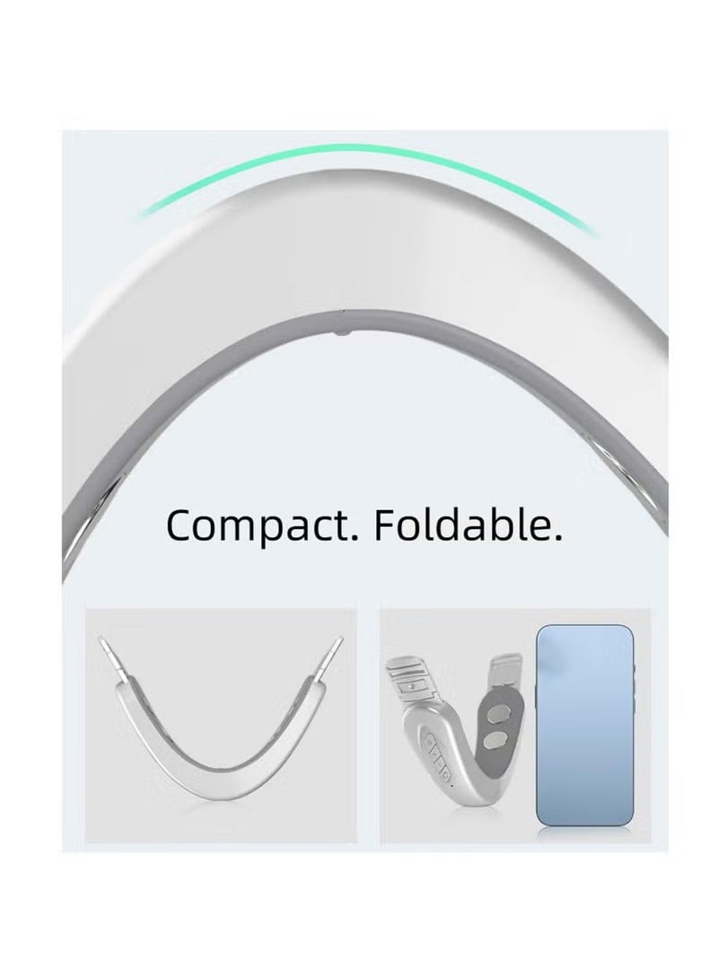 عربست جهاز إزالة الذقن المزدوجة، جهاز تنحيف الوجه الكهربائي، جهاز إزالة الذقن المزدوجة الكهربائي على شكل حرف V، جهاز شد الجلد الذكي، جهاز تشكيل الذقن المزدوجة، أبيض - Image 4