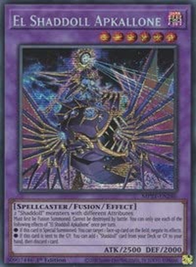 Yu-Gi-Oh! El Shaddoll Apkallone - MP21-EN246 - Prismatic Secret Rare - 1st Edition - Image 1