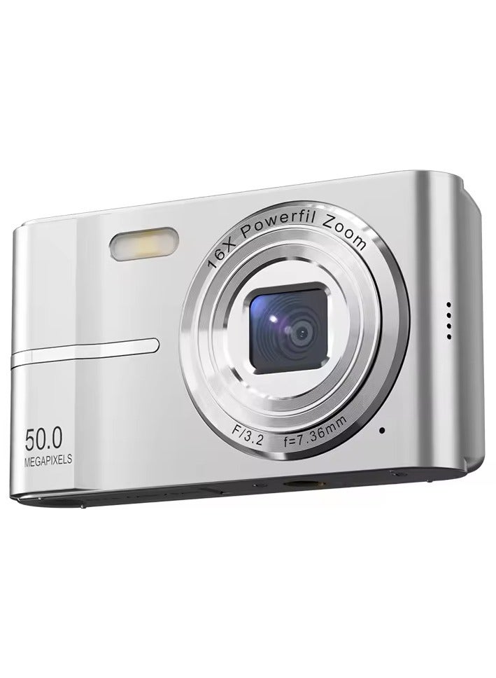 Generic Digital Camera, 50MP Full HD 1080P Camera with 16x Zoom Anti-Shake, Compact Camera for Teens Girls Boys, Kids Camera with 32GB SD Card  - Image 2